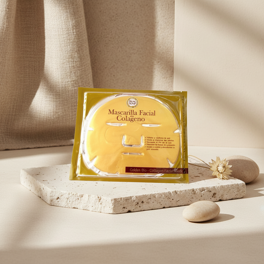 Mascarilla Facial de Oro 24k y Colágeno Rejuvenecedora