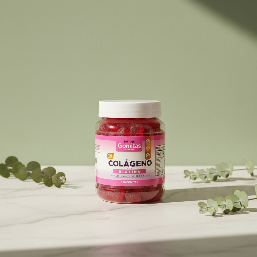 Gomitas para Cabello y Uñas Colágeno + Biotina Adultos 130g