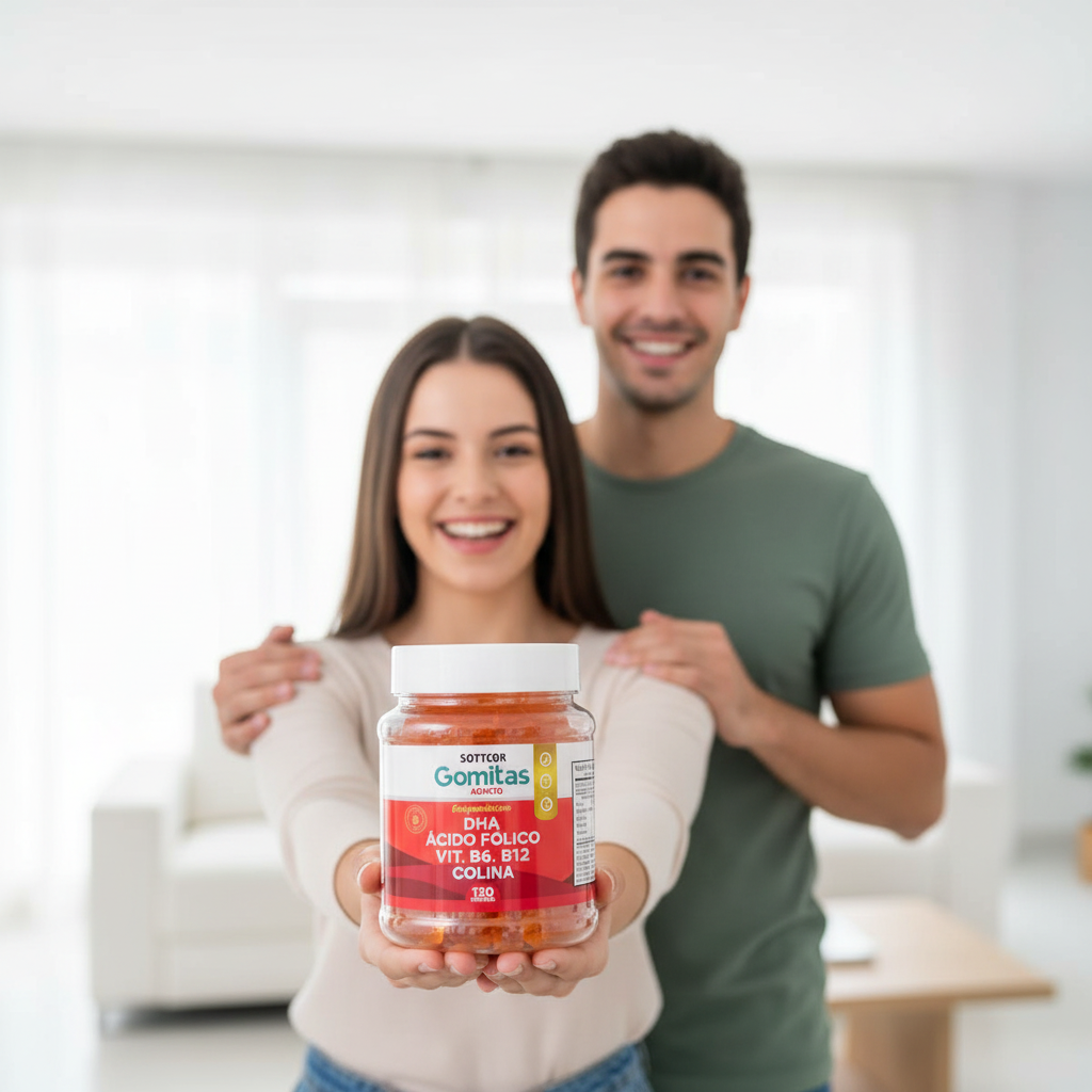 Gomitas DHA Ácido Fólico, B6, B12