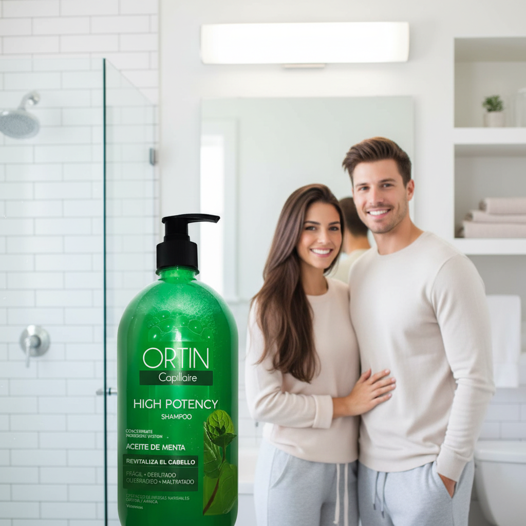 Shampoo Ortin Aceite Menta La Cooper 1LT