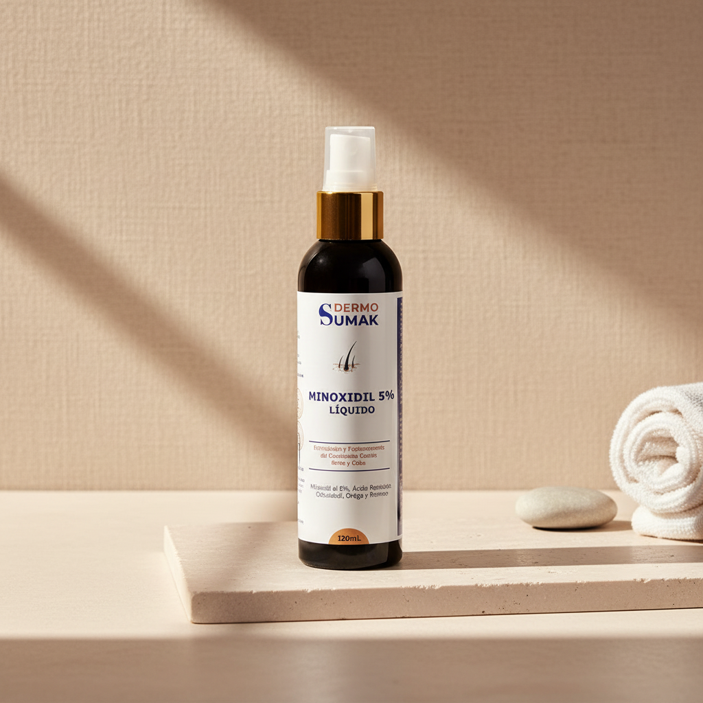 Minoxidil 5% Tratamiento para Crecimiento de Barba y Cabello 120ml