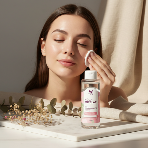 Agua Micelar en Gel Desmaquillante e Hidratante Vena 120ml