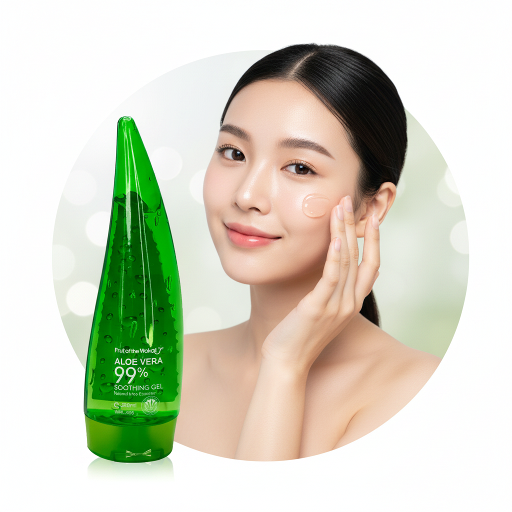 Gel Hidratante Calmante de Aloe Vera 99% Puro Bioaqua 260ml