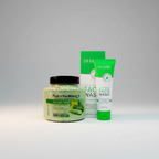 Exfoliante corporal de Pepino 500Gr + Refinador de Poros de Aloe Vera 100Gr