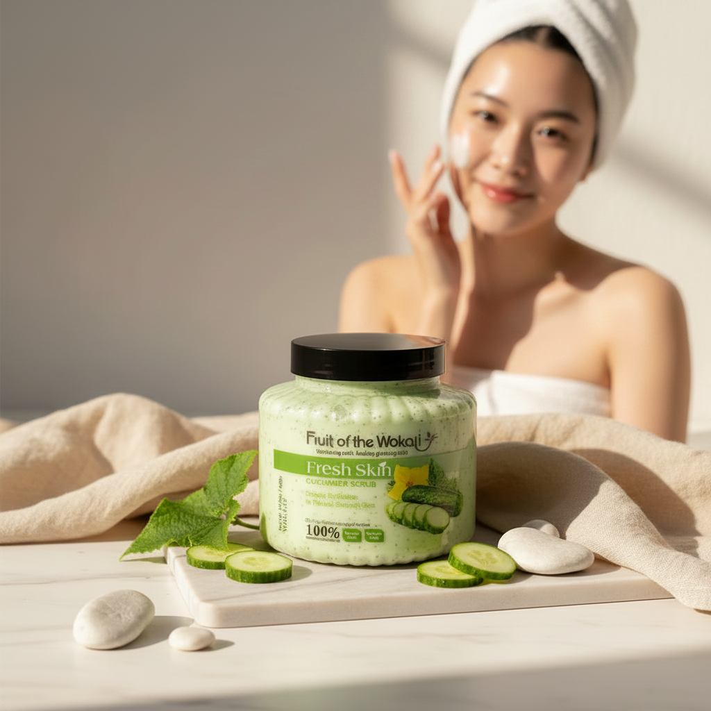 Exfoliante Corporal de Pepino 500g