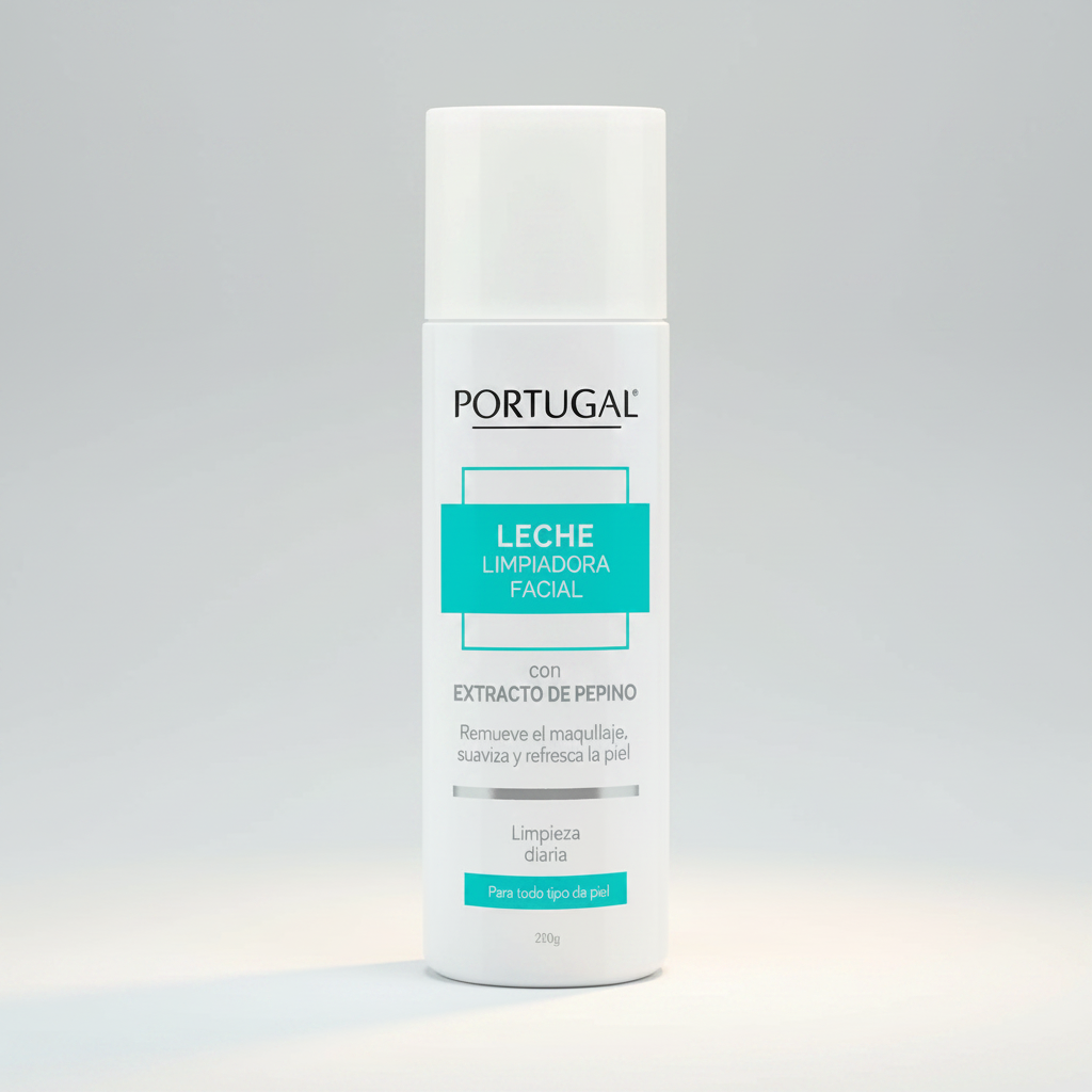 Leche Desmaquillante y Limpiadora Facial Portugal 210g