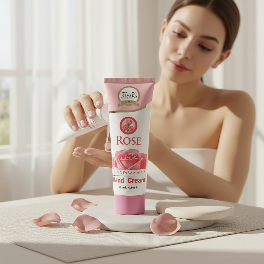 Crema para manos aceite de rosas 120ml