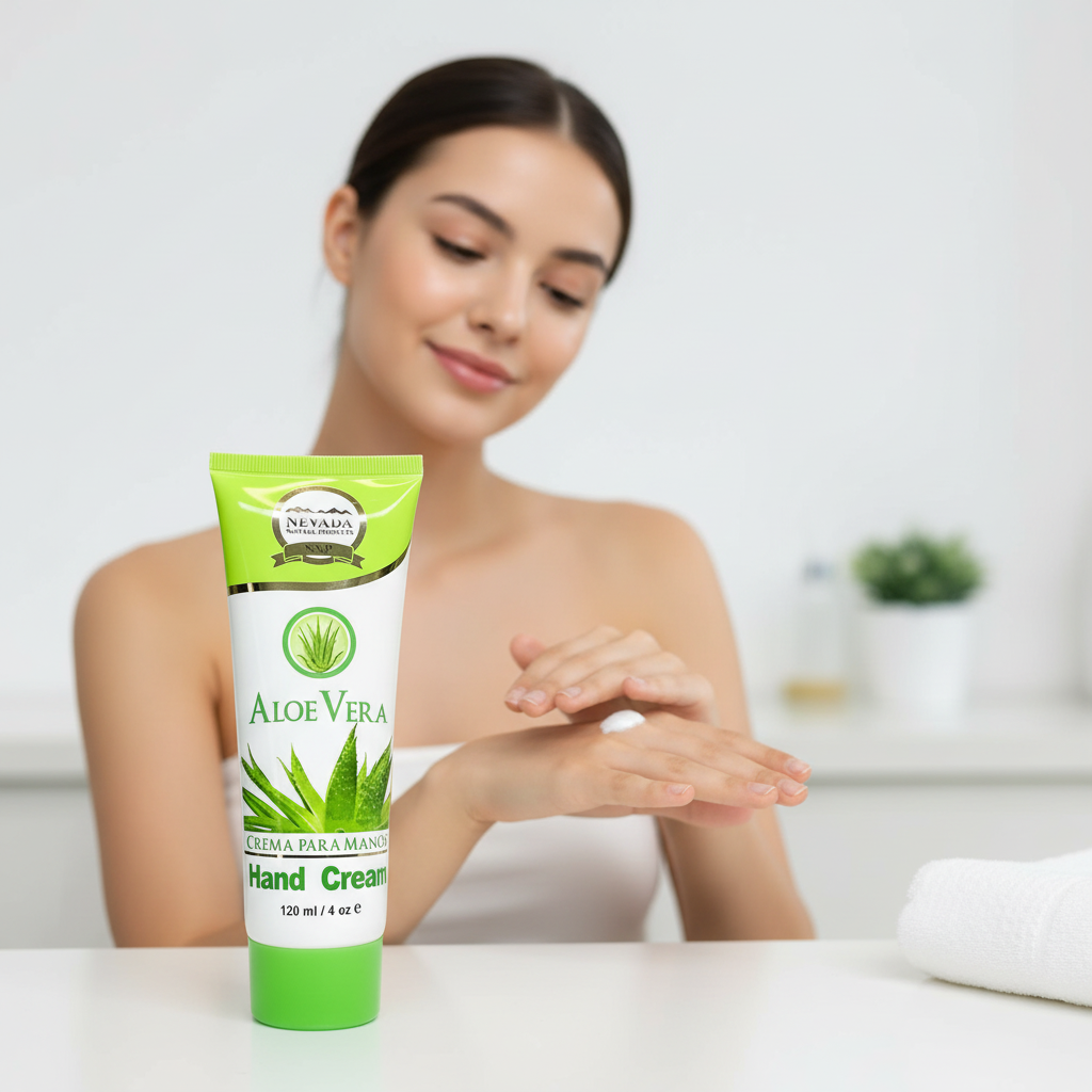 Crema para manos de aloe vera 120ml