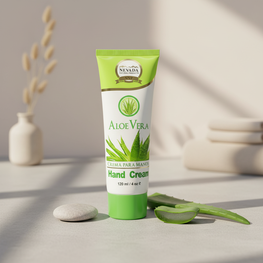 Crema para manos de aloe vera 120ml