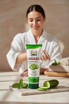 Exfoliante Corporal Nutritivo e Hidratante de Pepino Natural