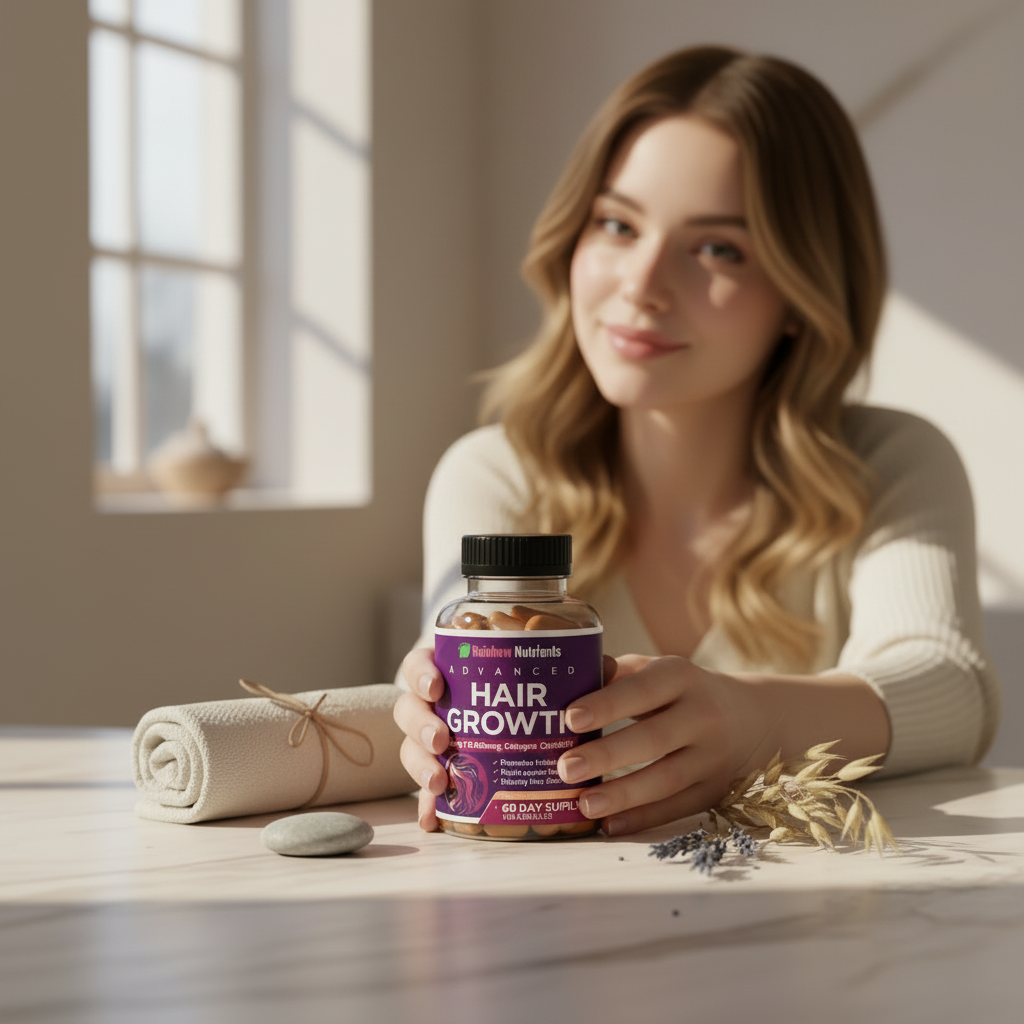Suplemento Avanzado Crecimiento Capilar Rainbow Nutrients