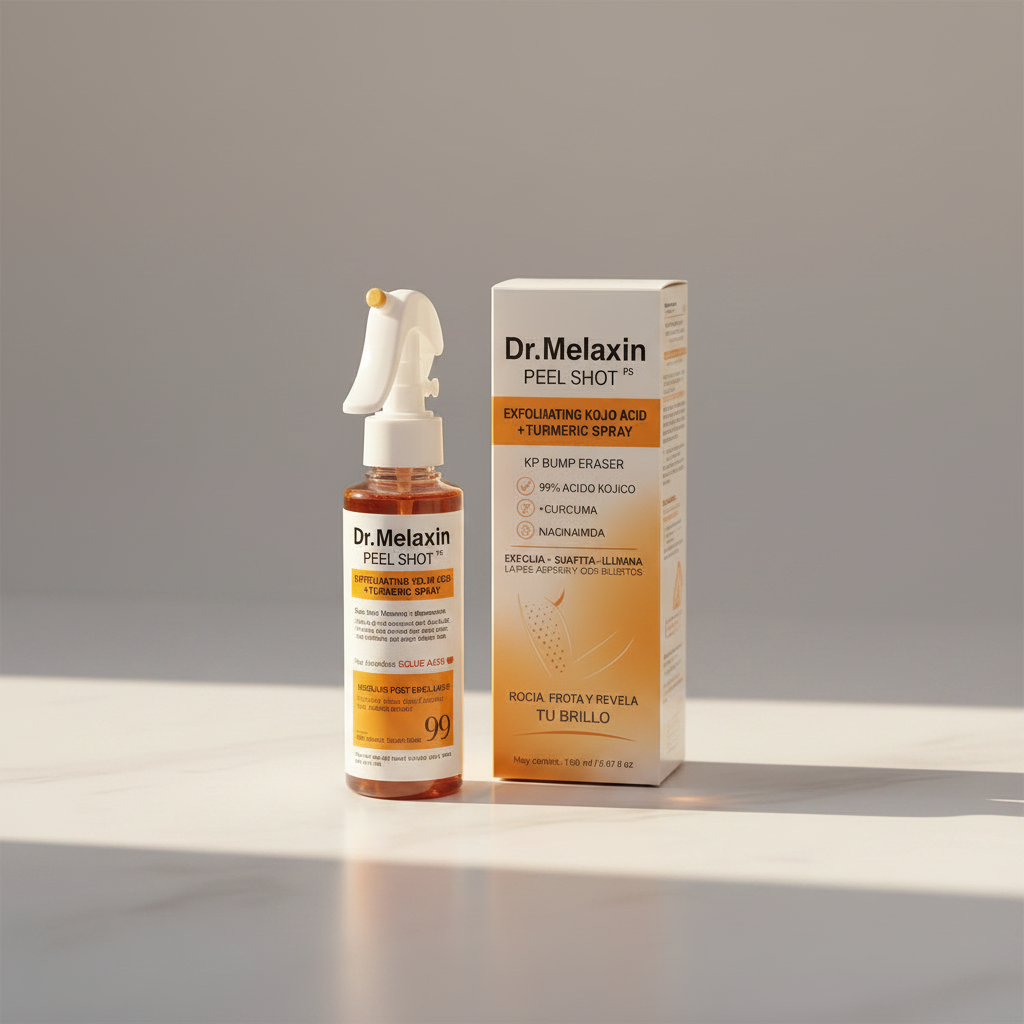 Spray Exfoliante Aclarante Dr. Melaxin Ácido Kójico + Cúrcuma (150ml)