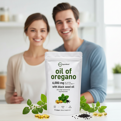 Aceite de Orégano Orgánico Gotas Antibacteriano Natural
