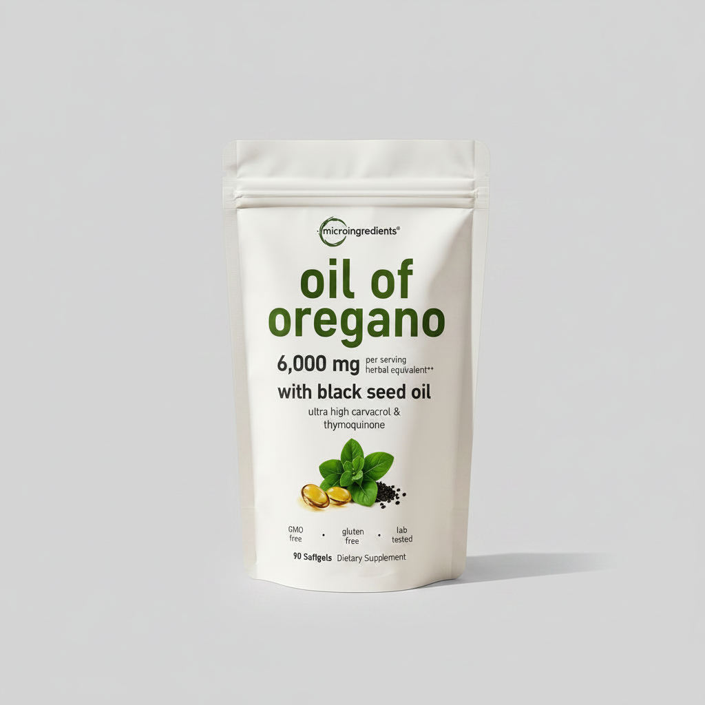 Aceite de Orégano Orgánico Gotas Antibacteriano Natural