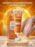 Gel Exfoliante Facial Aclarante Enzima de Naranja + Vitamina C (100g)