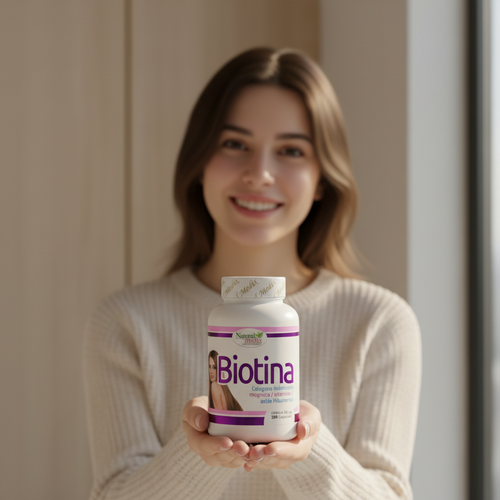 Biotina Concentrada Crecimiento Cabello y Uñas