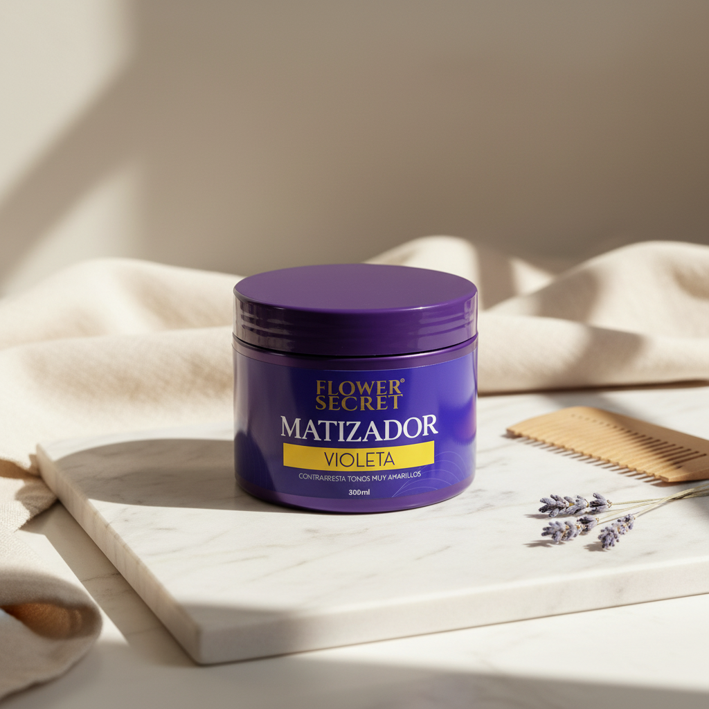 Mascarilla Matizadora Violeta Neutralizadora de Tonos Rubios 300ml