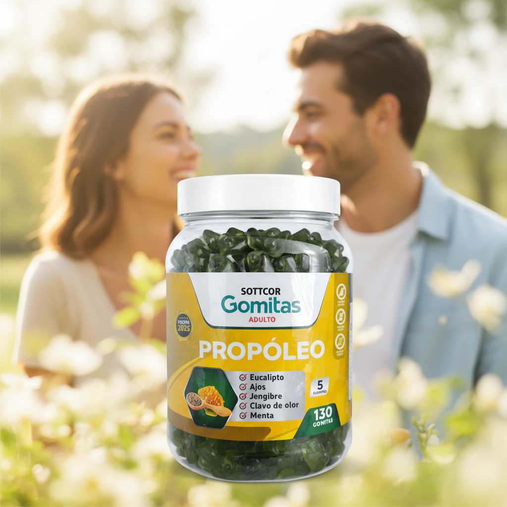 Gomitas Reforzadoras del Sistema Inmune con Propóleo Sottcor