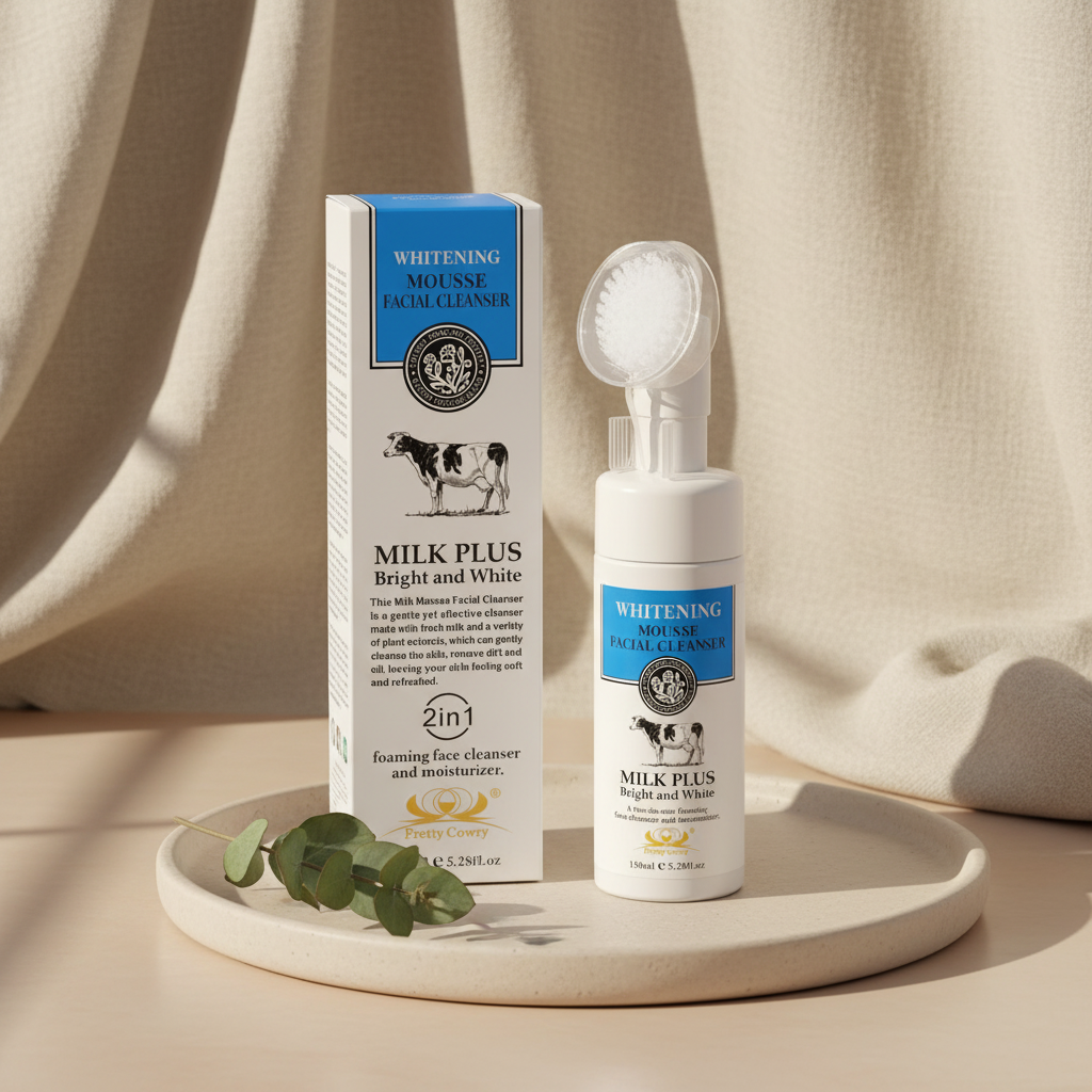 Espuma Limpiadora Facial de Proteína de Leche Bioaqua Milk Plus