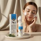 Espuma Limpiadora Facial de Proteína de Leche Bioaqua Milk Plus