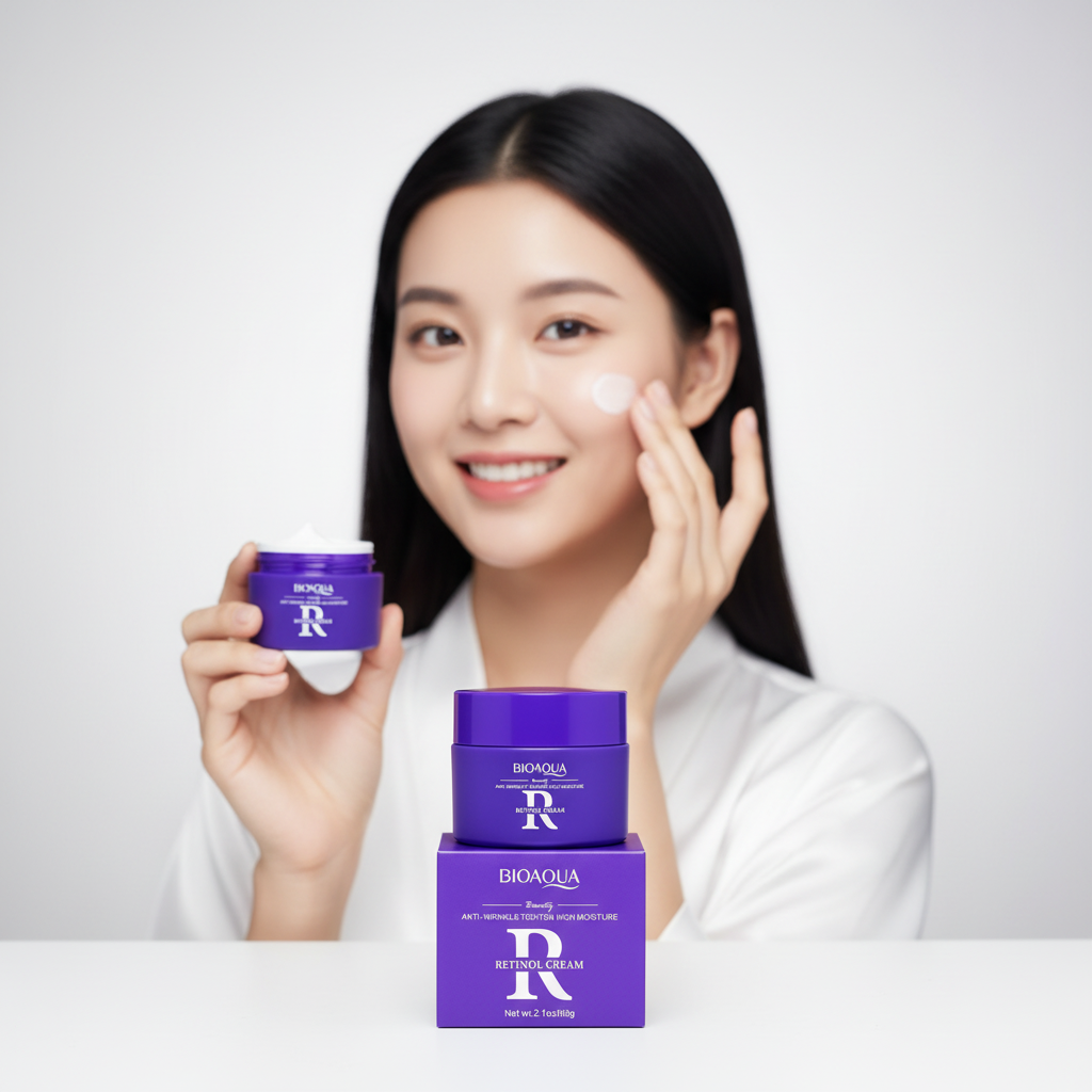 Crema Facial Anti-Edad Bioaqua con Retinol Intensivo