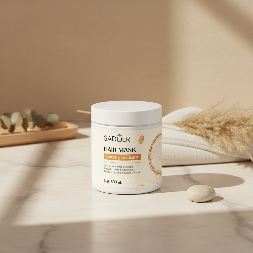 Mascarilla Facial Aclarante e Hidratante de Arroz Sadoer 500ml