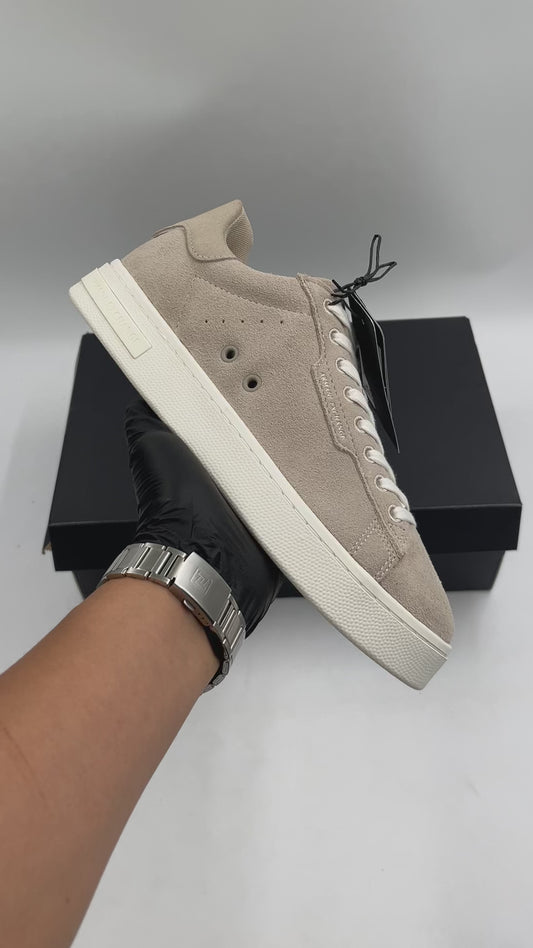Armani Exchange Plaza Taupe – Zapatillas Urbanas en Gamuza Premium