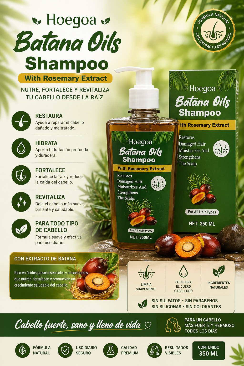 Pack Batana: Shampoo + Serum